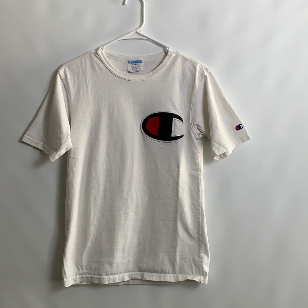 Champion white t-shirt size S